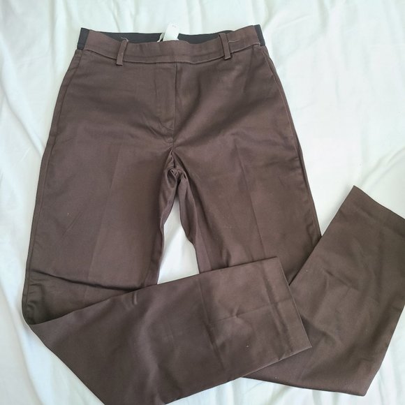 H&M Brown Dress Pants Size 4 - Picture 1 of 3